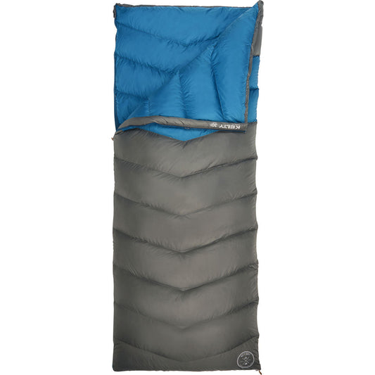 Kelty Galactic 30 Dridown Long Sleeping Bag | Gray/Blue