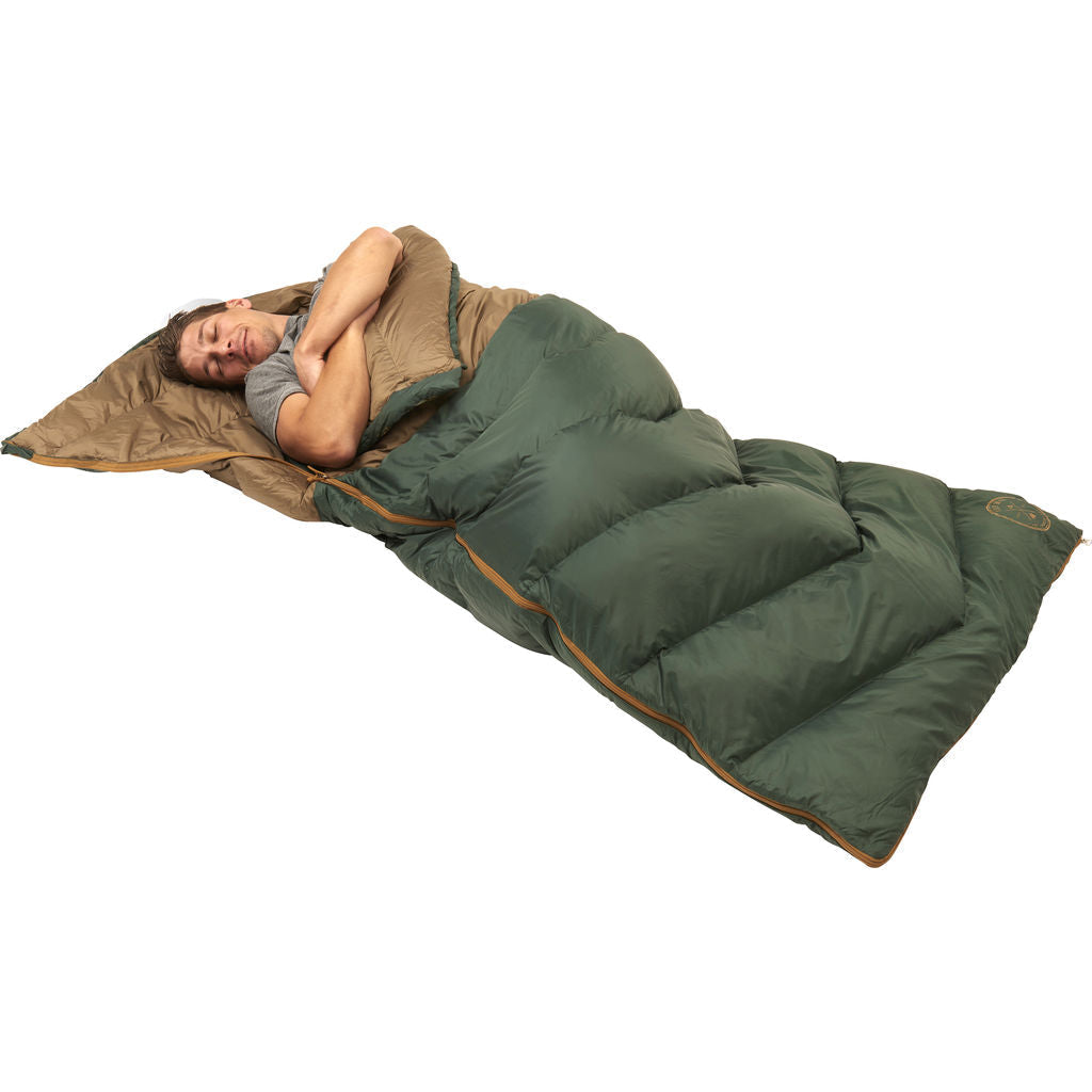Kelty Galactic 30 Dridown Regular Sleeping Bag | Green/Brown