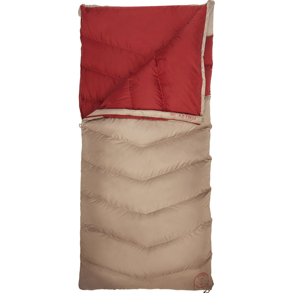 Kelty Galactic 30 Dridown Womens Regular Sleeping Bag | Red/Gold