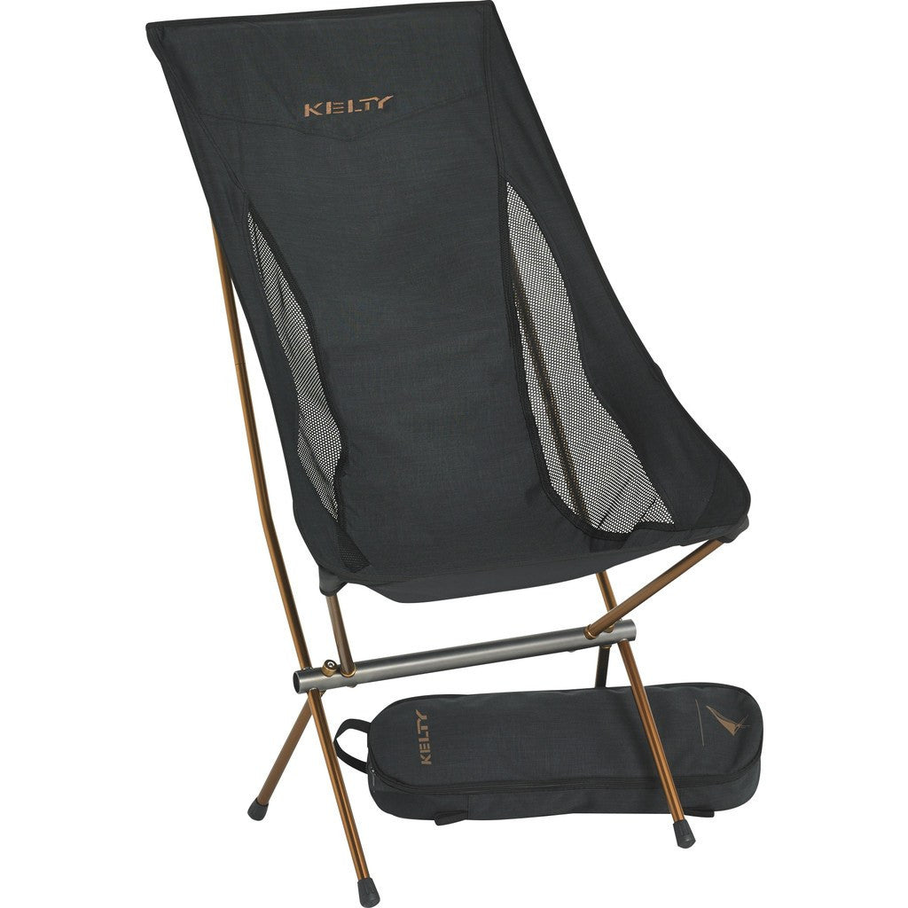 Kelty Linger High-Back Chair | Heathered Black/Ano Copper