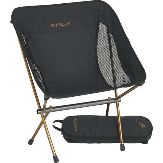 Kelty Linger Low-Back Chair | Heathered Black/Ano Copper