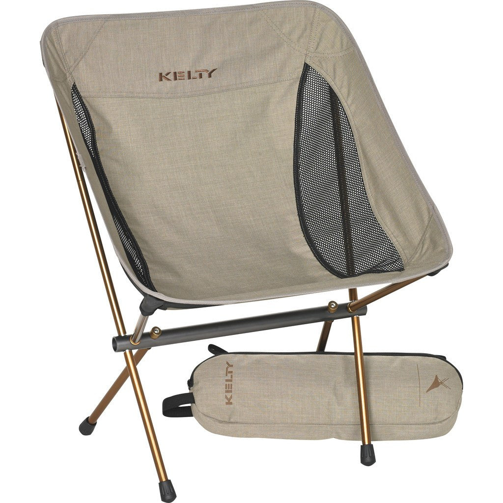 Kelty Linger Low-Back Chair | Heathered Tundra/Ano Copper