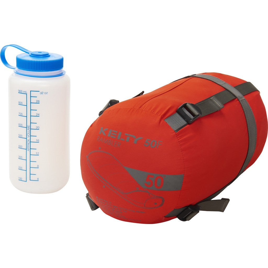 Kelty Rambler 50F Synthetic Sleeping Bag | Orange