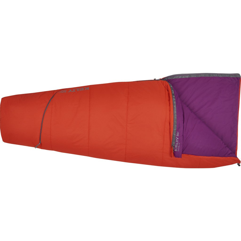 Kelty Rambler 50F Synthetic Sleeping Bag | Orange