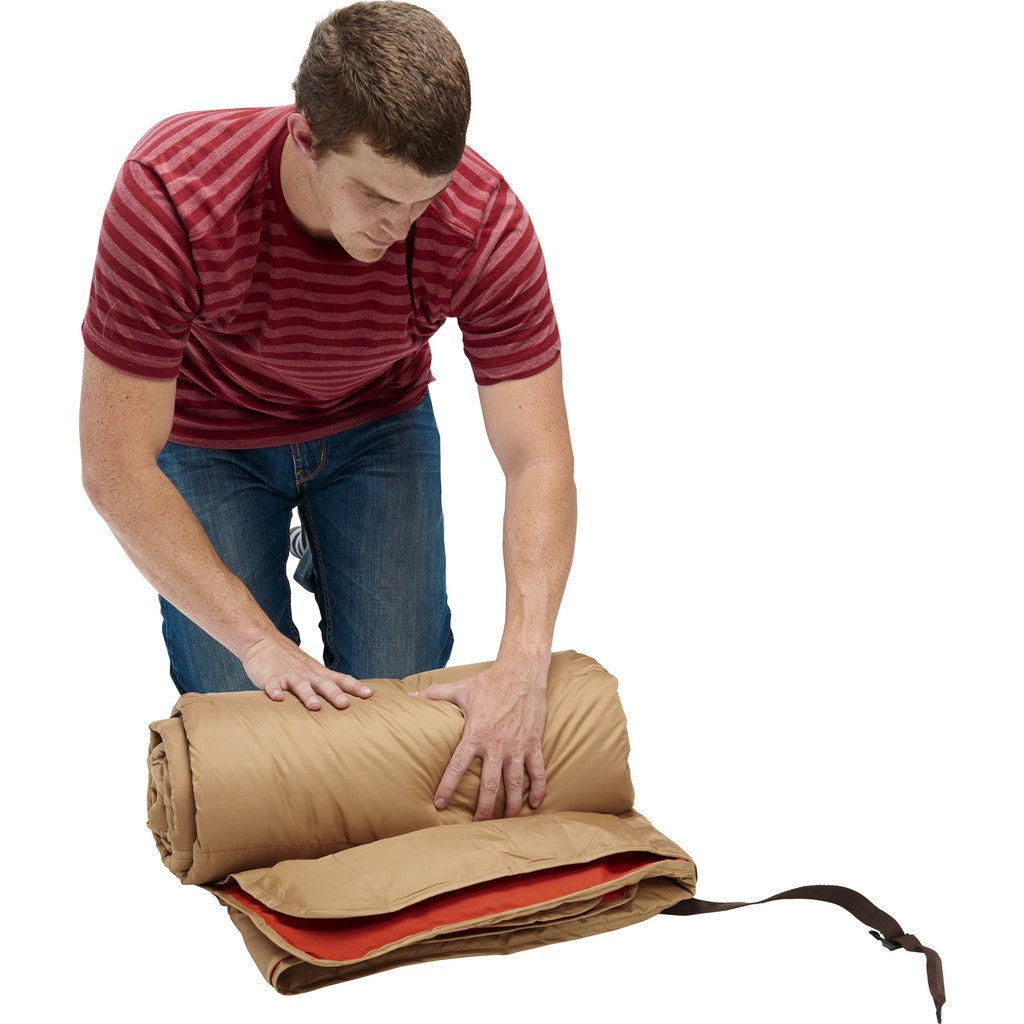 Kelty Shindig Blanket | Canyon Brown/Garnet Red/Lava