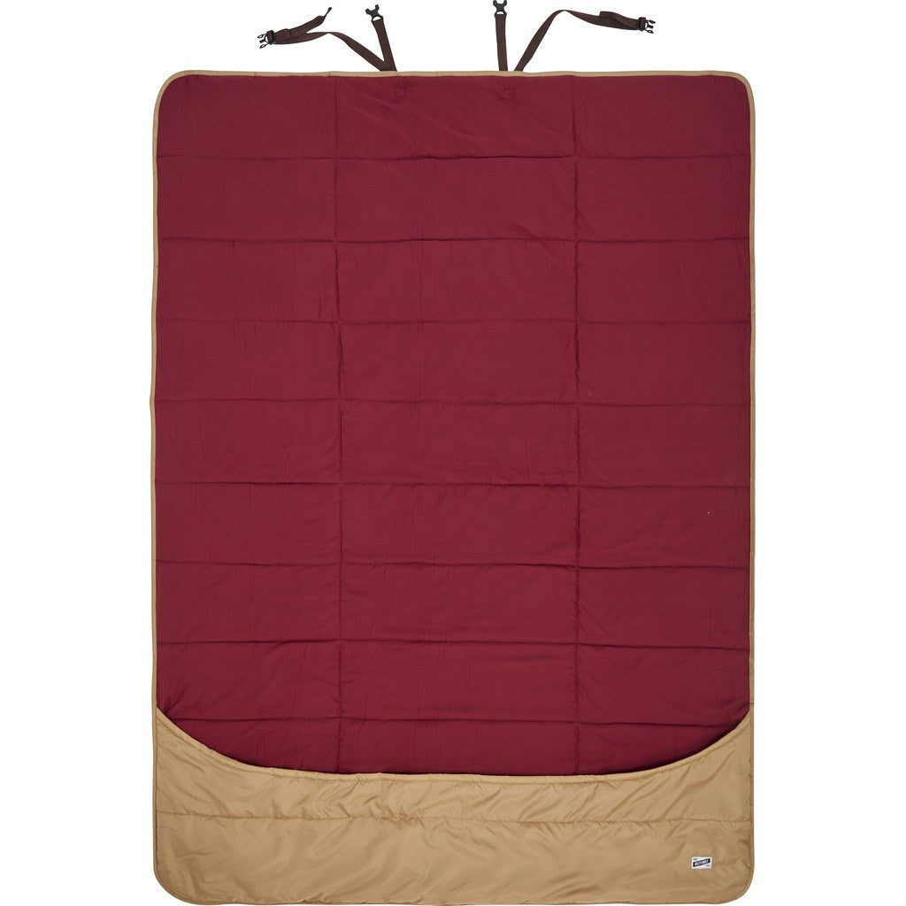 Kelty Shindig Blanket | Canyon Brown/Garnet Red/Lava