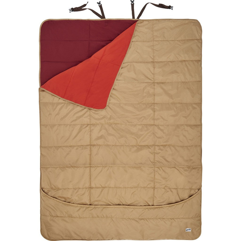 Kelty Shindig Blanket | Canyon Brown/Garnet Red/Lava