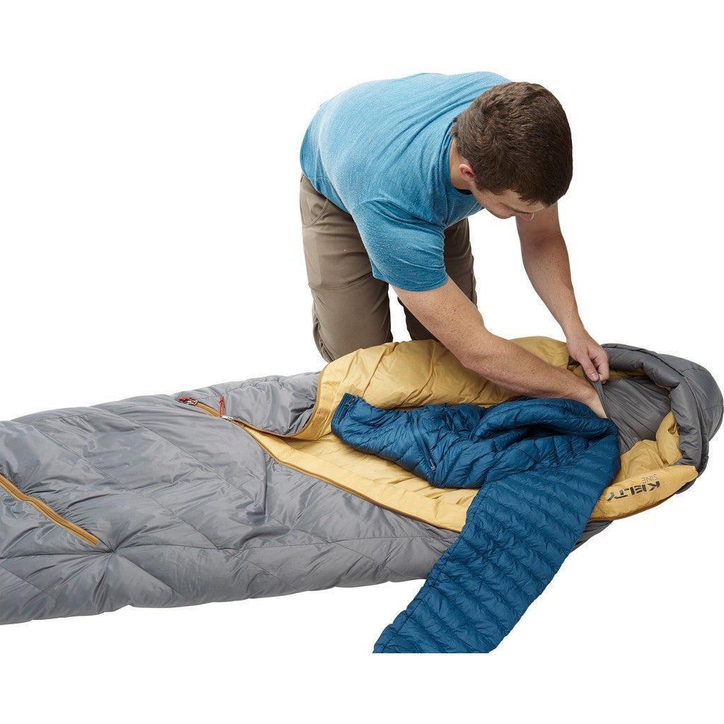 Kelty Sine 35F/EN 29F 800 Dridown Sleeping Bag | Gray